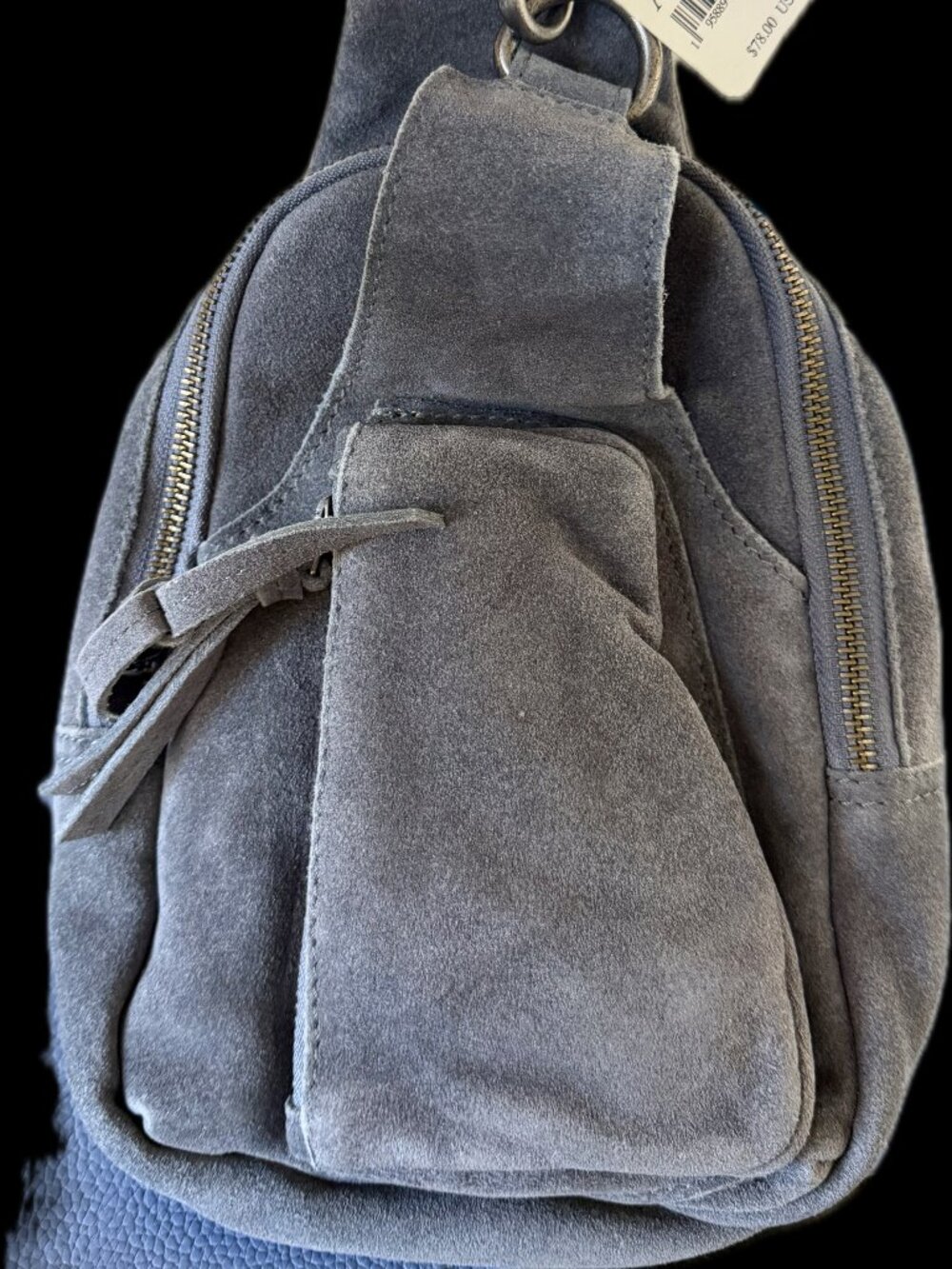 NWT Free People Hudson Sling Bag Slate Crossbody Bag
